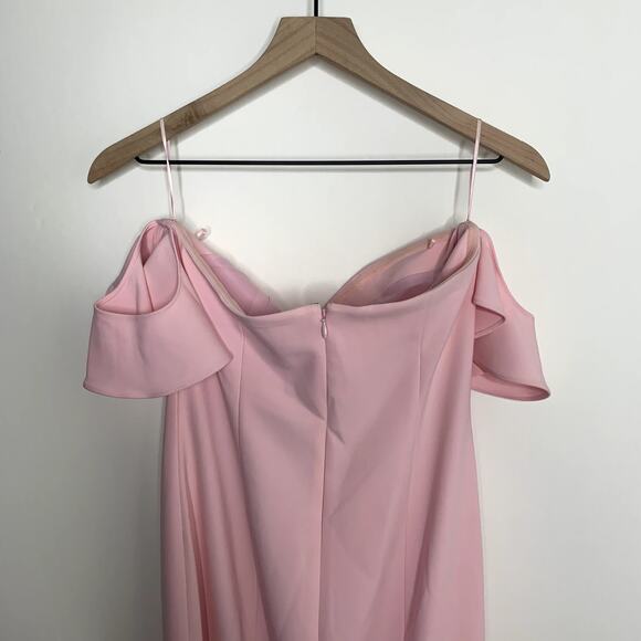 Revolve Likely Sunset Off-the-shoulder Petal Pink Dress Womens New Size 6 - Picture 10 of 16